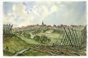 Franz Krauss, Kalchreuth, Aquarell, o.D., ebg0984